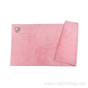 Bath Pet Dog Robe Pink Towel for Dog